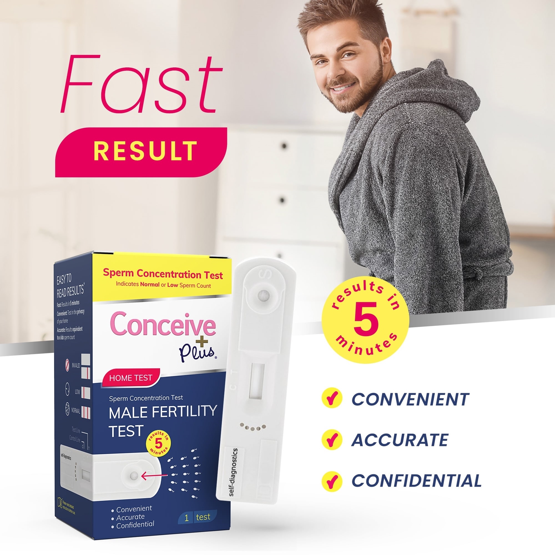 Conceive Plus Mens Fertility Test Apotekhjem Rask Rimelig Og Trygg