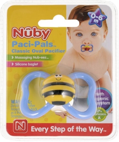 Nuby smokk Paci Pals 0-6 mnd