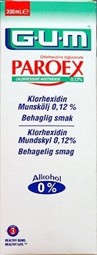 Gum paroex munnskyll 0,12%chx 300 ml