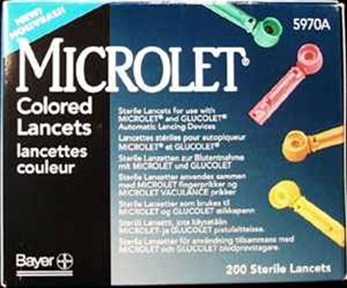 Microlet farget lansett