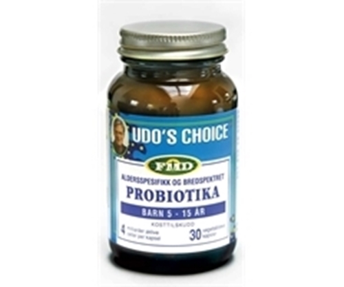 Udos choice probiotika 4-15år 30 kapsler