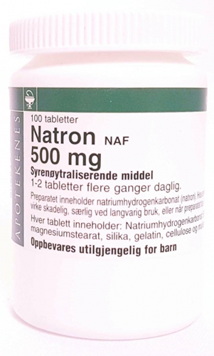 Natron NAF Tabletter 500mg