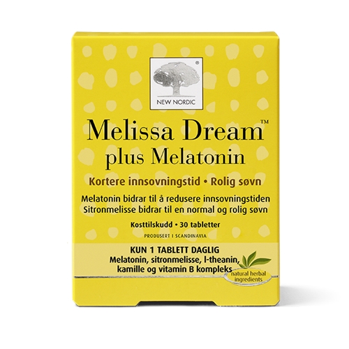 Melissa Dream plus Melatonin 30tabletter