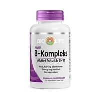 Bio Life B-Kompleks 120 kapsler