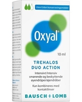 Oxyal trehalos duo action øyedråper 10 ml