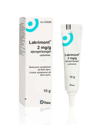 Lakrimont Øyegel 2mg/g -utsolgt