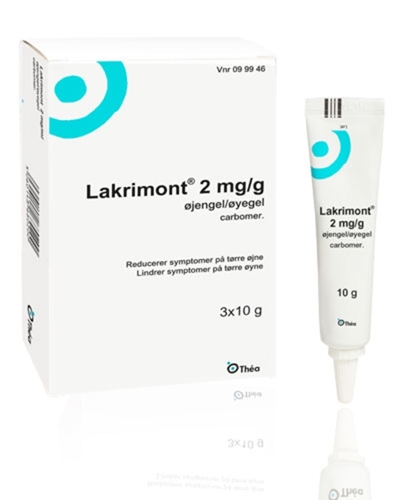 Lakrimont Øyegel 2mg/g - utsolgt