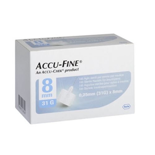 Accu-fine pen needle 31G 8mm