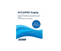 Nycopro Daglig melkesyrebakterier kalsium + vitamin D kapsler 60 stk