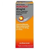 Nurofen mikstur med jordbærsmak 40 mg/ml