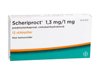 Scheriproct Stikkpille 1,3/1mg