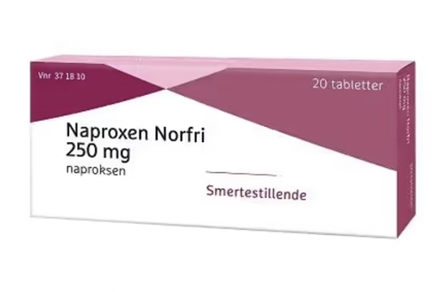 Naproxen Evolan Tabletter 250mg  20 stk