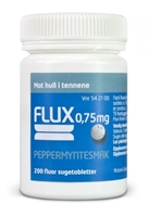 Bilde av Flux Sugetabletter 0,75mg Peppermynte utsolgt