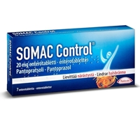 Somac Control Enterotabletter 20mg 7 stk