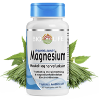 Bilde av Bio life magnesium 60 kapsler