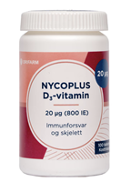 Bilde av Nycoplus D3-vitamin 20mcg 100 tabletter