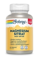 Solaray Magnesium Sitrat 90 kapsler