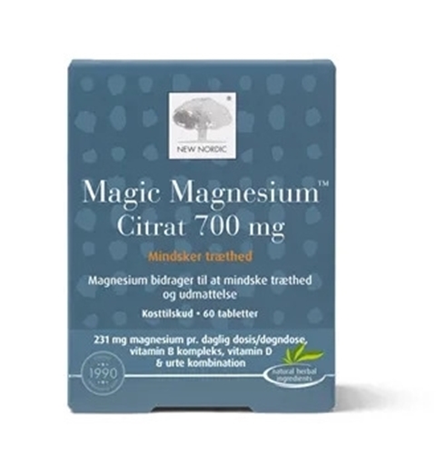 New Nordic Magic Magnesium Citrate 60 tabletter