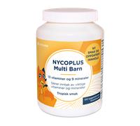 Nycoplus multi barn 100 tyggetabletter tropisk smak 