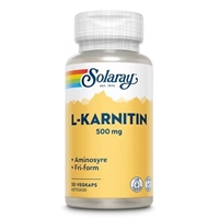 Solaray L-karnitin 500 mg 30 kapsler 