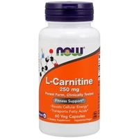 Now L-carnitine aminosyre 250mg 60 kapsler