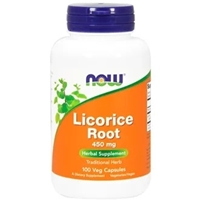 Now licorice root 450 mg 100 kapsler 