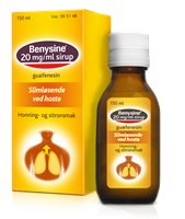 Benysine sirup 20mg/ml 150 ml 