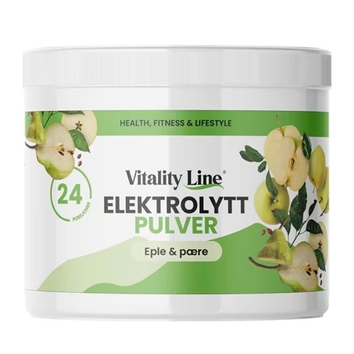 Vitality line elektrolyttpulver eple og pære 120 g