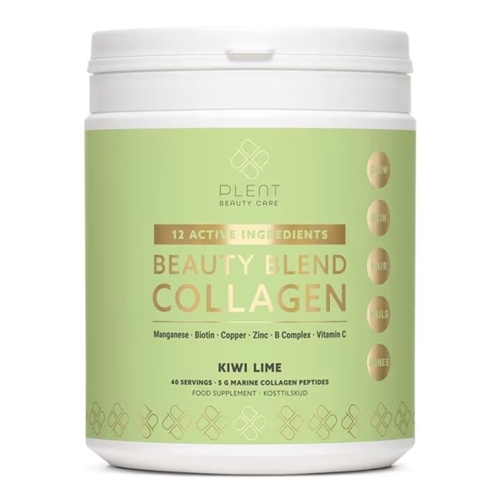 Plent Beauty Collagen Blend - Gold line, Kiwi-Lime, 277g