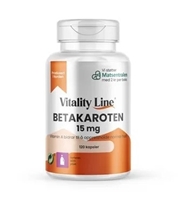 Vitality line betakaroten 15 mg 120 kapsler 