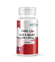 Vitality line Q10 + selen 60 kapsler 