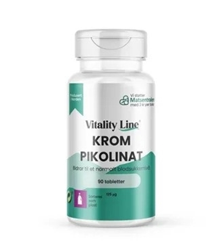 Vitality line krom pikolinat 90 tabletter