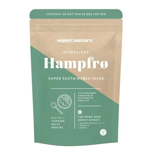 Supernature Hampfrø 150 g