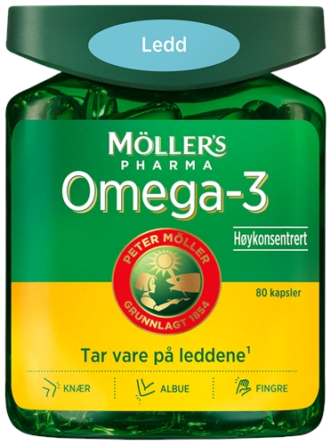 Møllers omega-3 ledd 80 kapsler